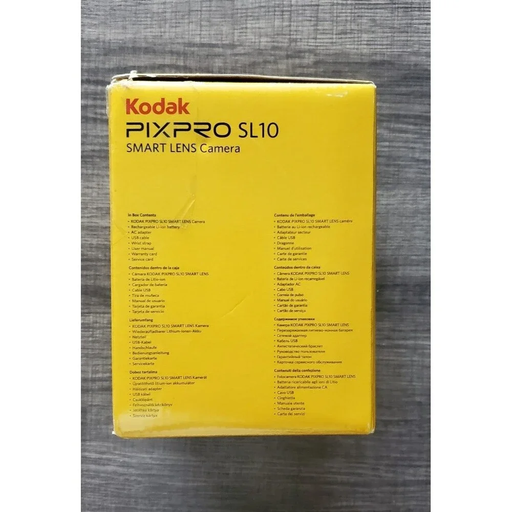 Kodak SL10 pixpro smart camera lens Wi-Fi 1080p Excellent Used Condition W/ Box